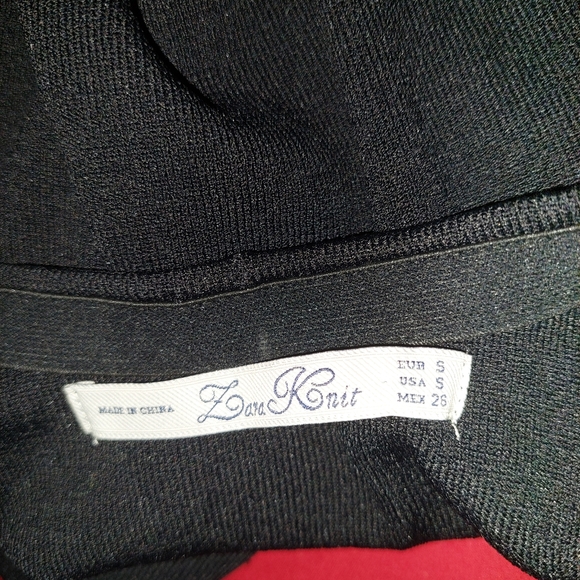 Zara Knit Rhinestone Chain Open Back dress - Picture 4 of 4